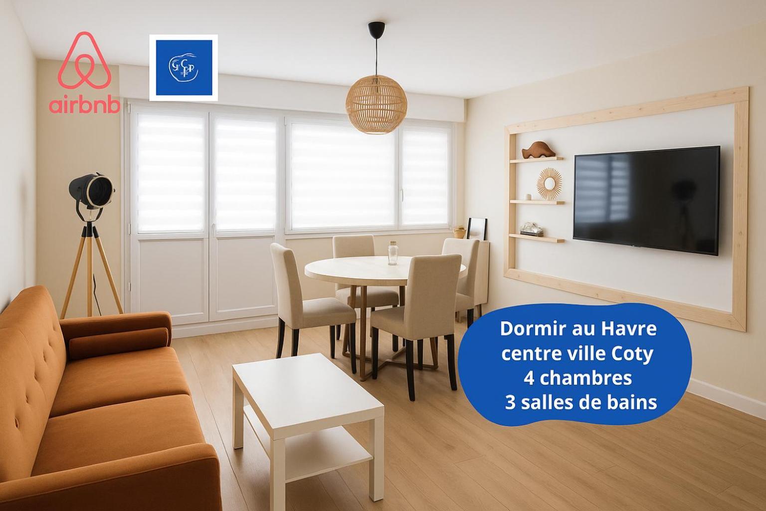 Ferienwohnung La Citadine Havraise Le Havre Exterior foto